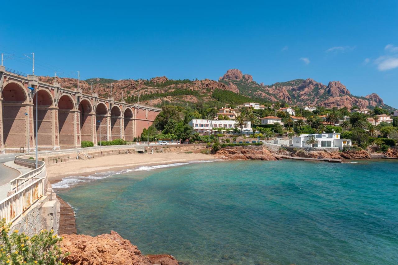 Agay Cap Esterel Village Allee Fleurs - F2 Clim Vue Golf Et Mer - Grande Terrasse Plein Sud Saint-Raphaël Dış mekan fotoğraf